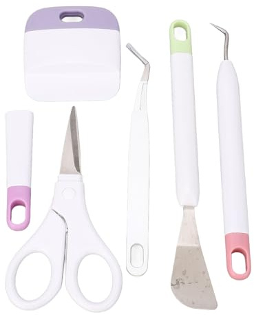 Craft Ing Projekte Weeding Tool Set Weeder Pinzette Scheren Spatel Scraper Kit für Klebe Papier Handwerk und Basteln