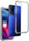 REY Coque Anti-Shock pour TCL 505 4G, TPU Transparent en Silicone Antichoc