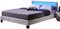 Doppelbett Ehebett inkl. LED Beleuchtung und Lattenrost 140 x 200 cm Weiss
