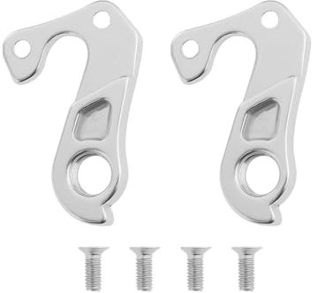 ECSiNG 2 Set Fahrrad-Schaltwerk-Aufhänger, 5,5 x 3,4 cm, Aluminiumlegierung, Mech Schaltaufhänger, Haken-Adapter, kompatibel mit Lapierre Froggy, kompatibel mit Lapierre Zesty