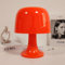 AoLa Pilz Tischlampe Orange LED Mushroom Tischleuchte Mit Schalter und Kabel Dimmbar Nachttischlampe mit USB Kabel Deko Lampe Wand Moderne Mushroom Lampe Nachtlicht für Wohnzimmer Schlafzimmer