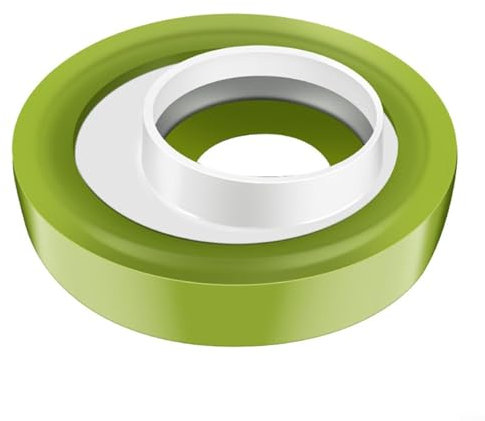 Toilet Offset Pan Connector Flange Seal 135 * 40mm for 75-120mm PVC Pipes, Prevents Smell & Leaks, Compatible with Split-Type & Smart Toilets