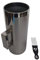 Guiro Shaker aus Metall, Guiro Shaker mit Schaber, Musikinstrument, runder Zylinder, lateinamerikanische Percussions-Instrumente