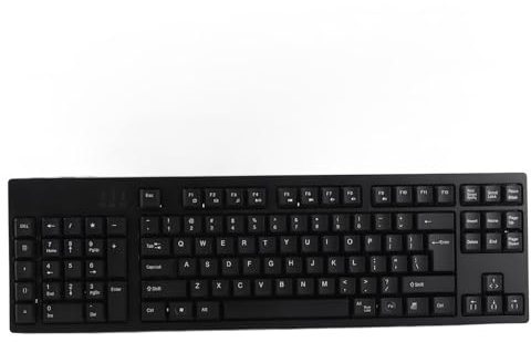 Teclado Zurdo, de Mano Izquierda, Tamaño Completo de Tamaño Completo Dual Interfaz USB 109 Teclas de Teclas con Conector USB para Oficinas de Bancos para Computadora Portátiles