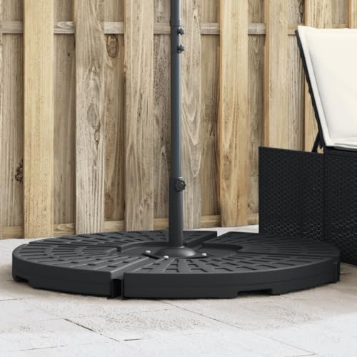 Teenpull Sonnenschirmständer Gewicht für Ampelschirme, 20 kg schwere PE-Beton-Basis mit Tragegriff, robuster Outdoor-Standfuß für Garten, Terrasse und Balkon