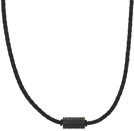 Tom Tailor Kette mit Anhänger für Jungen, Edelstahl, 40+3 cm, grau, Geschenkidee, Halsschmuck, Kinderschmuck, 2100614