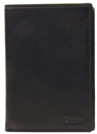 Esquire Leder Ausweisetui Duo 59 Brieftasche Black schwarz