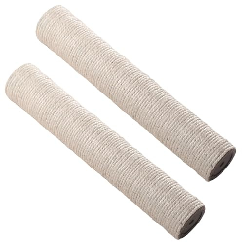 Lot de 2 Arbres à Chat de Rechange en sisal 50, 8 cm avec boulons 8 mm, Facile à Installer