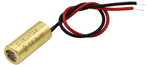 Laserfuchs linelaser, red, 650nm, 60°, 3-12V DC, Ø9x20 mm, focus 1m, class 1 - 70105094