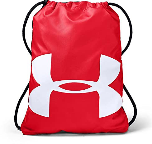 Under Armour Ozsee Sackpack, Bolsa de Equipaje Unisex, Rojo (Red/Black/White (600)), Taglia Unica