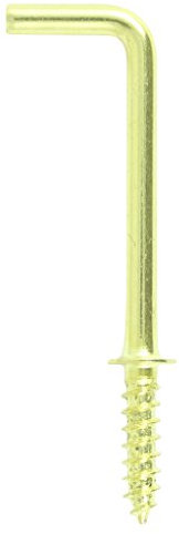 TIMCO Cup Hooks 38 mm - Square - Electro Brass - Bag 8