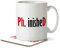 The Inky Penguin - Ph.inisheD - PHD Graduate, Graduation Mug and Coaster, Ceramic, 11fl. oz.