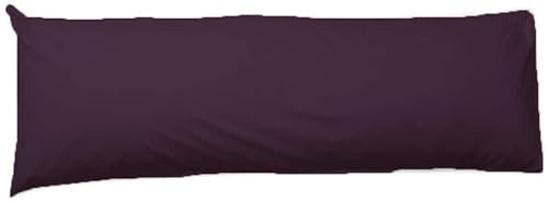 Ridas Bolster Pillowcases 100% Polycotton Blend product 6 Feet (72), Plum
