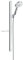 hansgrohe Duschsystem (Duschkopf, Schlauch, Duschstange, Raindance Select S 120 Regendusche 0,90m mit Ablage, 3 Strahlarten) Weiß/Chrom