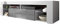 Selsey TV Schrank Board Sideboard Fernsehtisch Fernsehschrank 140 cm Stehend Weiß Grau Bianko