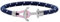 PAUL HEWITT Anker Armband Phrep Lite - Segeltau Nylon Armband in Marineblau Weiß Rosa, Armband mit Anker Schmuck aus Edelstahl (Silber) in Größe S
