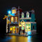 GEAMENT LED-Licht-Set für Creator Expert Bookshop Buchhandlung – Kompatibel mit Lego 10270 Modularbausteinen Modell (Modell-Set Nicht enthalten)