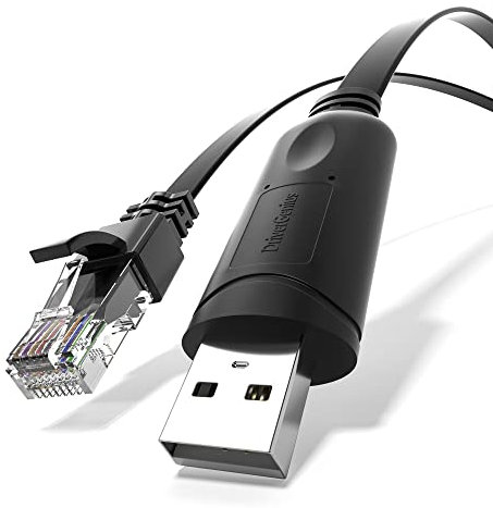 DriverGenius U2RJ45-A | USB-Konsole Rollover-Adapter – RJ45-Schnittstelle, Kompatibel mit Windows 11, macOS 15, Netzwerkmanagement und Gerätesupport-Tool