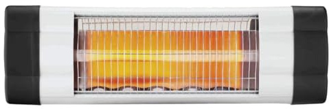 Millarco 58638 Chauffage de terrasse pour montage mural balcon jardin d'hiver Chauffage mural électrique infrarouge à quartz