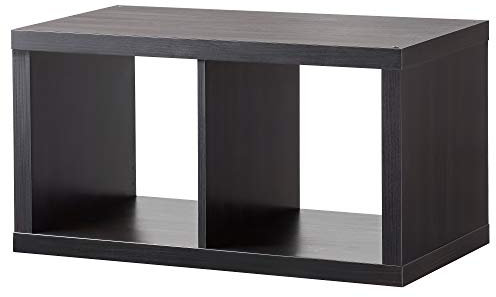 Estantería KALLAX 77x39x42 cm negro-marrón