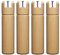 Someo 4 Pieds cylindriques pour Cadre à Lattes Naturel 25 cm