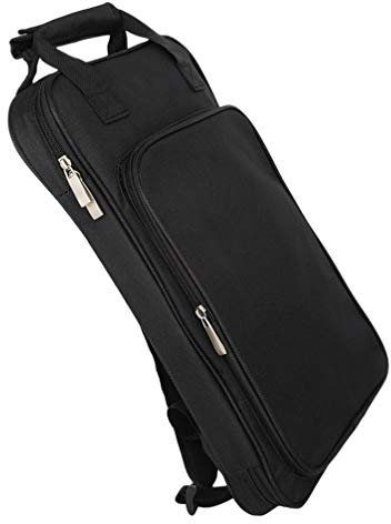 Milisten Rucksack Schwarz Drumsticks Taschen Halter Große Kapazität Drum Sticks Bags Mallet Bags Cloth for Drum Stick and Mallet Black Backpack