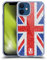 Head Case Designs Rot Und Blau Glitzer Union Jack Kollektion Soft Gel Handyhülle Hülle kompatibel mit Apple iPhone 12 Mini