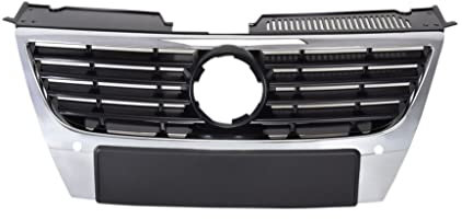 Kühlergitter Kühlergrill PDC Kompatibel mit VW Passat B6 Variant B6 3C5 05-11 von Autoteile Gocht