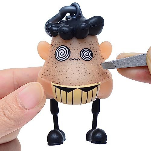 Angel's Wonderland Lustiges Spielzeug, Pickel-Druckknopf-Mitesser-Spielzeug als Geschenk für Erwachsene, Aprilscherz, Fidget-Spielzeug, Schlüsselanhänger, Picking-Spielzeug, Popper-Entferner, hört auf