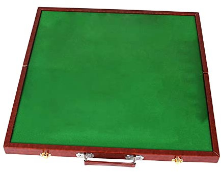 chiwanji Faltbarer 50 cm x 50 cm Mini-Mahjong-Tisch, Freizeitspiel, Fliesenspiel für Party zu Hause