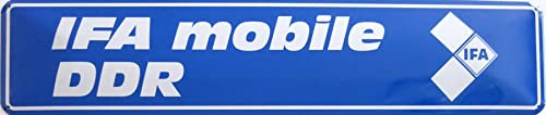 Schild Blechschild Strassenschild IFA mobile DDR Oldtimer Service Laster LKW