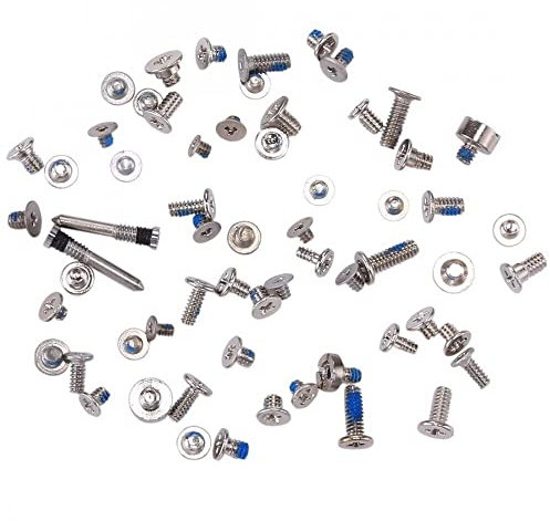 OnlyTech - Set interner Schrauben Ersatz für iPhone 13 Pro Max (untere Schrauben Weiß)