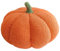LOMTRATS Dekoratives Kürbis-Wurfkissen für Halloween oder Thanksgiving, Plüsch-Kürbis-förmiges Kissen für Party, Heimdekoration, Kürbiskissen, Kugelkissen, Kissen (rosa-orange, 23 cm)