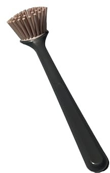 SPÜLBÜRSTE MIT SILIKON I REINIGUNGSBÜRSTE I WASCHBÜRSTE I HYGIENISCHE SPÜLBÜRSTE I HOCHWERTIGE REINIGUNGSBÜRSTE I IDEAL FÜR GLÄSER UND TASSEN I SILIKONSPÜLBÜRSTE (Grau)