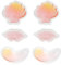 Gatuida 6stücke Teiliges Gel-kältetherapie-paket Für Augen Lippen Und Gesicht Wiederverwendbare Kühlpads Zur Behandlung Von Schwellungen Schmerzen Und Müdigkeit Für Entspannung Und