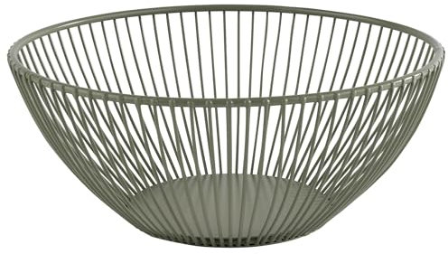 APS 30471 Korb -SVART- in smoke green Ø 20 cm, Höhe 8 cm