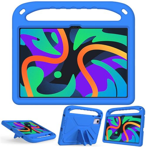 FDHYFGDY Custodia per Lenovo Tab M11 2024 Cover, Custodia Leggera e Resistente Antiurto con Maniglia per Il Trasporto, Robusta Cover Protettiva per Bambini e Adulti,Blu