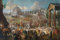 HCOTZHPY Ölgemälde Leinwandbilder Bild Kunst Leinwand Malerei Prozession des Sultans in Istanbul von Jean Baptiste Vanmour Ölgemälde Bilder für Wanddekoration 60x90cm