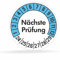 beihaasnatuerlich® 100 Prüfplaketten 30mmØ Nächste Prüfung 2024-2029, selbstklebend, Prüfaufkleber, E-Check Prüfetikett, Plakette, TÜV-Plakette (30 mm Ø, Blau 100)