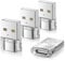 Elebase USB to USB C Adapter for iPhone 16 15 Car Charger Adapter 4Pack,Type C Female to USB A Male Cable Converter for Apple Watch 10 9,iPhone 14 13 12 11 Pro Max Plus,AirPods,Samsung Galaxy S25 S24