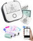 Print Pods Mini Drucker - Aufkleber Drucker T02 Tragbarer Thermodrucker Tintenloser Aufkleber Maker Maschine Bluetooth Taschendrucker Telefondrucker für Studiengrafiken, Anatomische Diagramme, Fotos