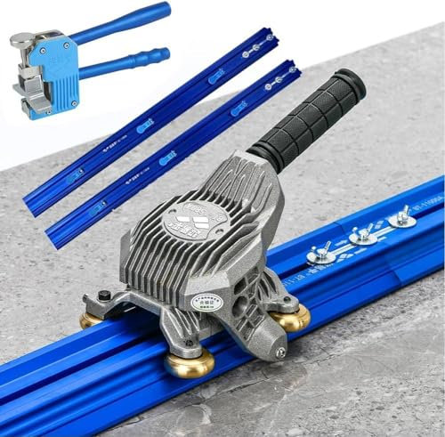 Tagliapiastrelle professionale di grande formato – Tagliapiastrelle manuale per grandi piastrelle in ceramica – Strumento di taglio di precisione per pavimenti e pareti