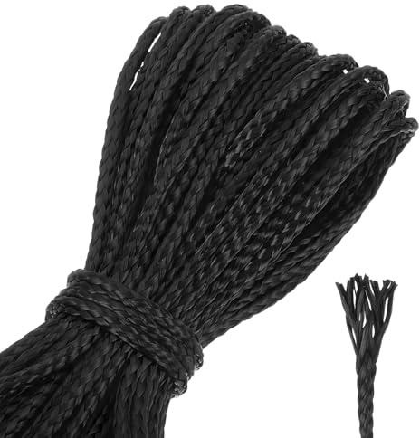 sourcing map Cord Strong Flame Resistant Fishing Line Wind Chime String Kite Line for Camping, Hot Air Balloon, Outdoor Survival