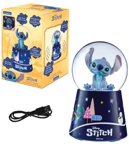 Lexibook, Stitch, Schneekugel-Bluetooth-Lautsprecher, SBS10D | Bluetooth-Lautsprecher, Schneekugel-Design, Blau