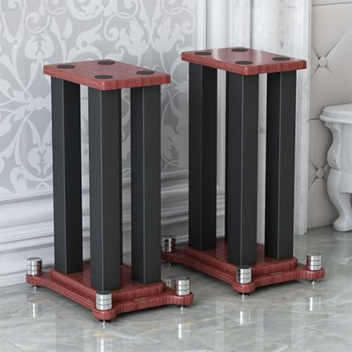 Heavy Duty Universal Speaker Stands for Bookshelf & Satellite Speakers Supports Up to 88 lbs Adjustable Height 30 70cm Ideal for Home Theater & Audio Systems