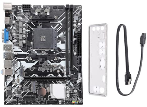 Plyisty A320 AM4 ATX Motherboard, DDR4 64 GB M.2 NVMe Computer Mining Mainboard, mit 4K VGA Ausgang, für 3000 4000G 5000 Serie