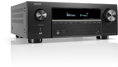 Denon AVC-X3900H 9.4-Kanal AV-Receiver, HiFi Verstärker mit Dolby Atmos, DTS:X, AURO-3D, IMAX Enhanced, 6X HDMI 2.1 (8K) Eingängen und 2 Ausgängen, Bluetooth, WLAN, AirPlay 2, HEOS Multiroom
