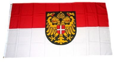 Fahne Flaggen WIEN MIT WAPPEN 150x90cm