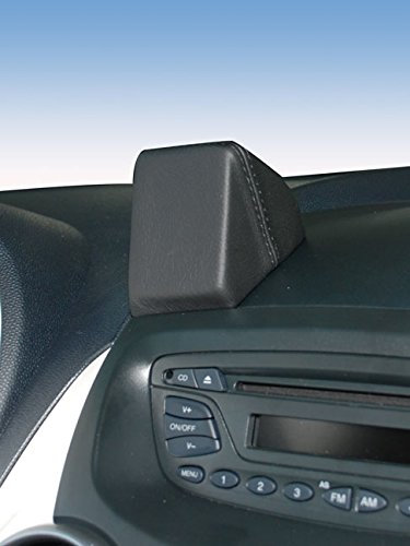 KUDA Handyhalterung passend für Ford Ka ab 02/2009 - Telefonkonsole für Smartphones, Handy, Navi und mehr - Kunstlederkonsole, schwarz, 295725