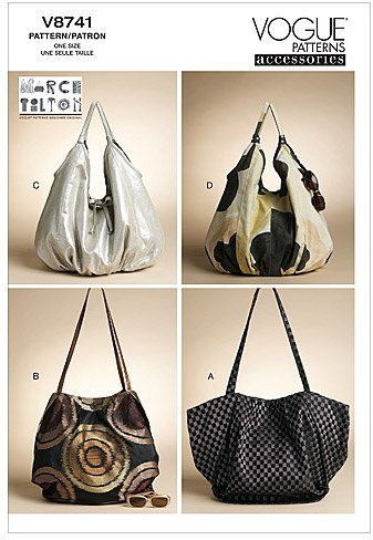 Vogue Patterns V8741 Taschen, Einheitsgröße